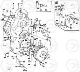 62309 Transfer gear box A30 VOLVO BM VOLVO BM A30, Volvo Construction Equipment