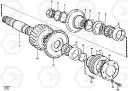 48791 Upper shaft A30 VOLVO BM VOLVO BM A30, Volvo Construction Equipment