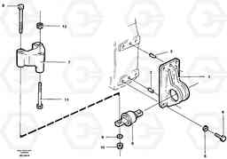 23055 Drop box, mounting A30 VOLVO BM VOLVO BM A30, Volvo Construction Equipment