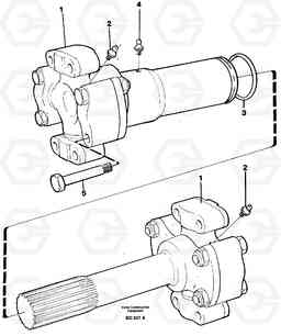 5270 Propeller shaft A30 VOLVO BM VOLVO BM A30, Volvo Construction Equipment