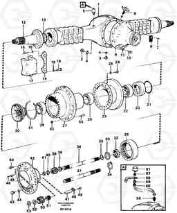 2637 Planet shaft A30 VOLVO BM VOLVO BM A30, Volvo Construction Equipment