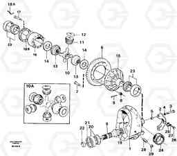 18514 Final gear A30 VOLVO BM VOLVO BM A30, Volvo Construction Equipment