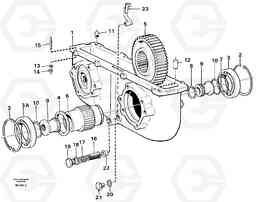 98945 Pump drive power take off A30 VOLVO BM VOLVO BM A30, Volvo Construction Equipment