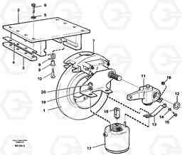 84933 Universaljoint brake A30 VOLVO BM VOLVO BM A30, Volvo Construction Equipment