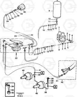 5283 Brake system tractor A30 VOLVO BM VOLVO BM A30, Volvo Construction Equipment