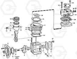 15504 Air compressor A30 VOLVO BM VOLVO BM A30, Volvo Construction Equipment