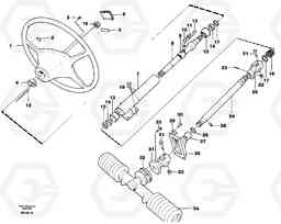 5286 Steering gear A30 VOLVO BM VOLVO BM A30, Volvo Construction Equipment