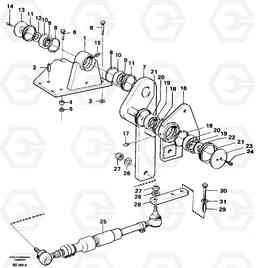 5295 Steering linkage A30 VOLVO BM VOLVO BM A30, Volvo Construction Equipment