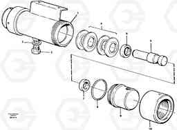 10343 Damping cylinder A30 VOLVO BM VOLVO BM A30, Volvo Construction Equipment