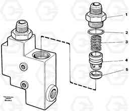 10344 Check valve A30 VOLVO BM VOLVO BM A30, Volvo Construction Equipment