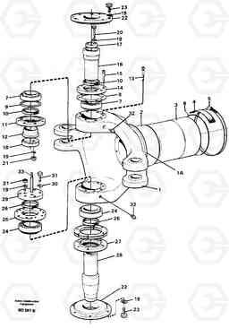 58338 Frame link A30 VOLVO BM VOLVO BM A30, Volvo Construction Equipment