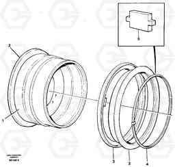 105027 Rim 19,5-25 ; 22-25/3 A30 VOLVO BM VOLVO BM A30, Volvo Construction Equipment