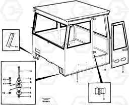 5304 Drivers cab A30 VOLVO BM VOLVO BM A30, Volvo Construction Equipment