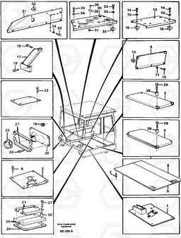 40920 Floor panels and cover plates A30 VOLVO BM VOLVO BM A30, Volvo Construction Equipment