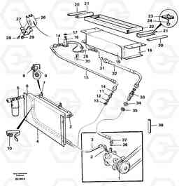 37499 Air-conditioning evaporator A30 VOLVO BM VOLVO BM A30, Volvo Construction Equipment