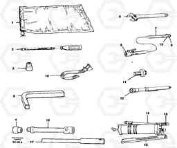 71423 Tools A30 VOLVO BM VOLVO BM A30, Volvo Construction Equipment