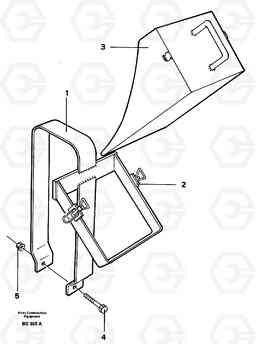 91070 Stop block for wheel A30 VOLVO BM VOLVO BM A30, Volvo Construction Equipment