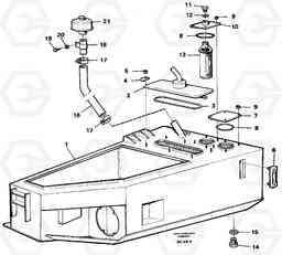 81879 Hydraulic oil tank A30 VOLVO BM VOLVO BM A30, Volvo Construction Equipment