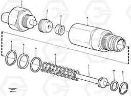 6225 Pressure sensor A30 VOLVO BM VOLVO BM A30, Volvo Construction Equipment