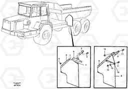 32325 Mudflap, load unit A30 VOLVO BM VOLVO BM A30, Volvo Construction Equipment