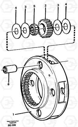 96934 Planet kit, stage 1 A30 VOLVO BM VOLVO BM A30, Volvo Construction Equipment