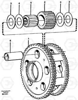 17842 Planet kit, stage 3 A30 VOLVO BM VOLVO BM A30, Volvo Construction Equipment