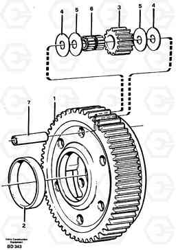 27694 Planet kit, stage 5 A30 VOLVO BM VOLVO BM A30, Volvo Construction Equipment