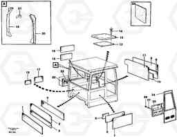 52652 Upholstery and insulation, cab side and climate unit A30 VOLVO BM VOLVO BM A30, Volvo Construction Equipment