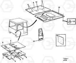 14112 Upholstery and insulation, floor and roof A30 VOLVO BM VOLVO BM A30, Volvo Construction Equipment