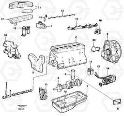 18264 Engine A30 VOLVO BM VOLVO BM A30, Volvo Construction Equipment