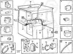 9375 Cable harnesses, cab A30 VOLVO BM VOLVO BM A30, Volvo Construction Equipment