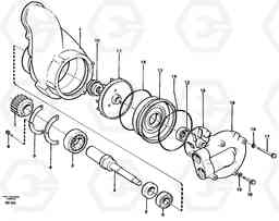 5202 Water pump. A30 VOLVO BM VOLVO BM A30, Volvo Construction Equipment