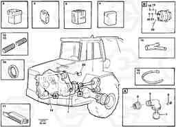 9380 Cable harnesses, front A30 VOLVO BM VOLVO BM A30, Volvo Construction Equipment