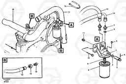 89934 Coolant filter. A30 VOLVO BM VOLVO BM A30, Volvo Construction Equipment