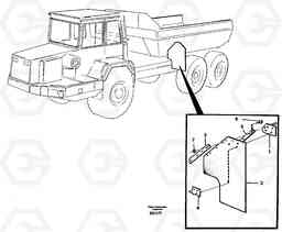 6235 Mudflap, load unit A30 VOLVO BM VOLVO BM A30, Volvo Construction Equipment