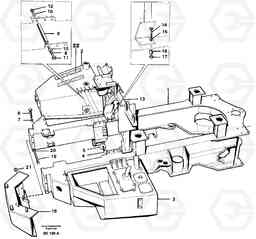 5273 Frame, front A35 Volvo BM A35, Volvo Construction Equipment