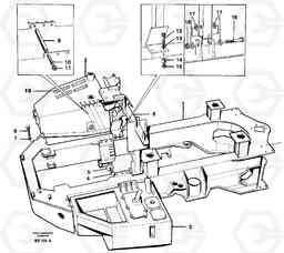 5274 Frame, front A35 Volvo BM A35, Volvo Construction Equipment