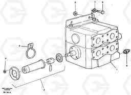 2352 Tip valve with fitting parts A35 Volvo BM A35, Volvo Construction Equipment