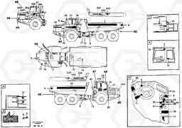 65965 Sign plates and decals A35 Volvo BM A35, Volvo Construction Equipment