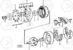 6250 Alternator A35 Volvo BM A35, Volvo Construction Equipment