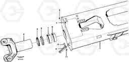 38345 Frame, rear A35 Volvo BM A35, Volvo Construction Equipment