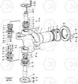 58197 Frame link A35 Volvo BM A35, Volvo Construction Equipment