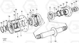 32276 Intermediate shaft A35 Volvo BM A35, Volvo Construction Equipment