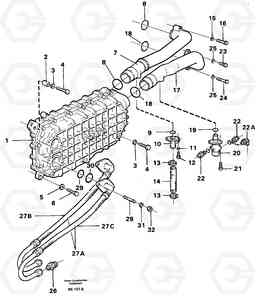 58194 Oil cooler A35 Volvo BM A35, Volvo Construction Equipment