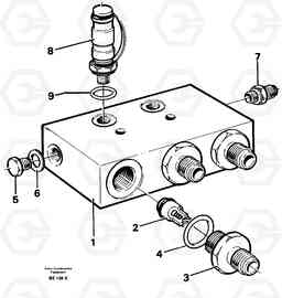 92888 Valves A35 Volvo BM A35, Volvo Construction Equipment