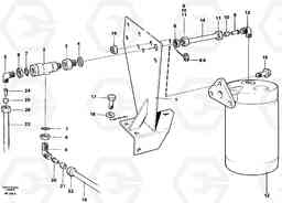 15793 Anti-freeze tank with fitting parts A35 Volvo BM A35, Volvo Construction Equipment