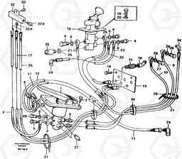 16220 Hydraulic brake system cab A35 Volvo BM A35, Volvo Construction Equipment