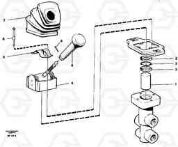 4991 Parking brake valve A35 Volvo BM A35, Volvo Construction Equipment
