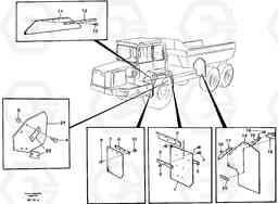 88107 Mudflap A35 Volvo BM A35, Volvo Construction Equipment