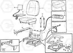 19894 Operator's seat A35 Volvo BM A35, Volvo Construction Equipment